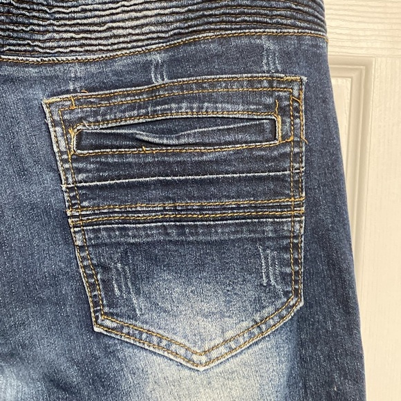 XRAY Jeans Men 34 x 30 Distressed Stacked Stretch Ribbed denim pants - Picture 10 of 14